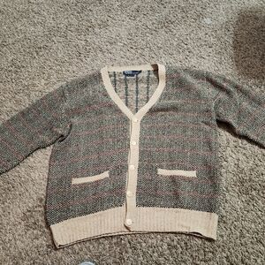 Ralph Lauren Beige and Black Women's Sweater